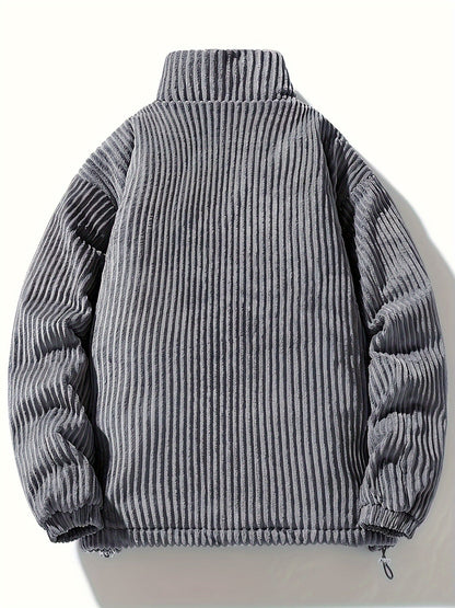 Pim | Veste d'hiver en velours côtelé au style décontracté