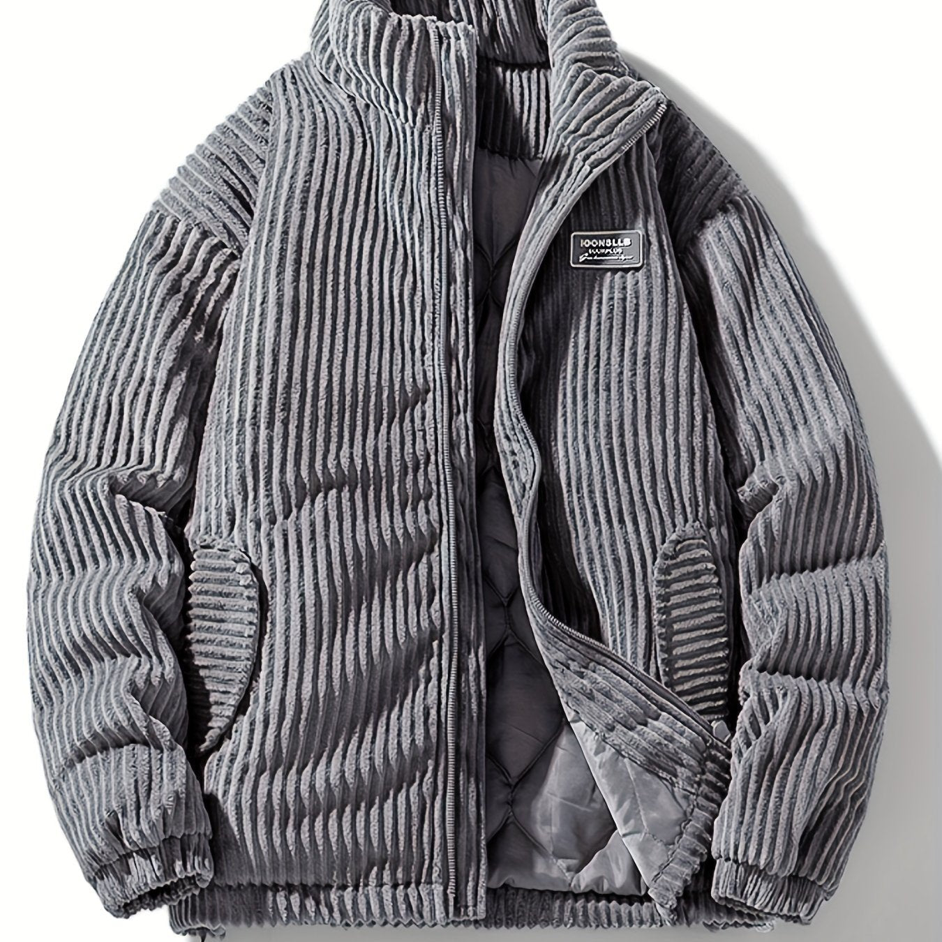 Pim | Veste d'hiver en velours côtelé au style décontracté