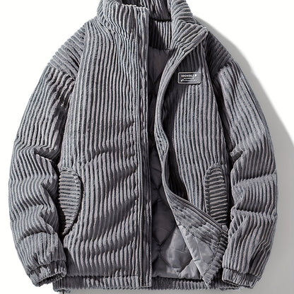 Pim | Veste d'hiver en velours côtelé au style décontracté