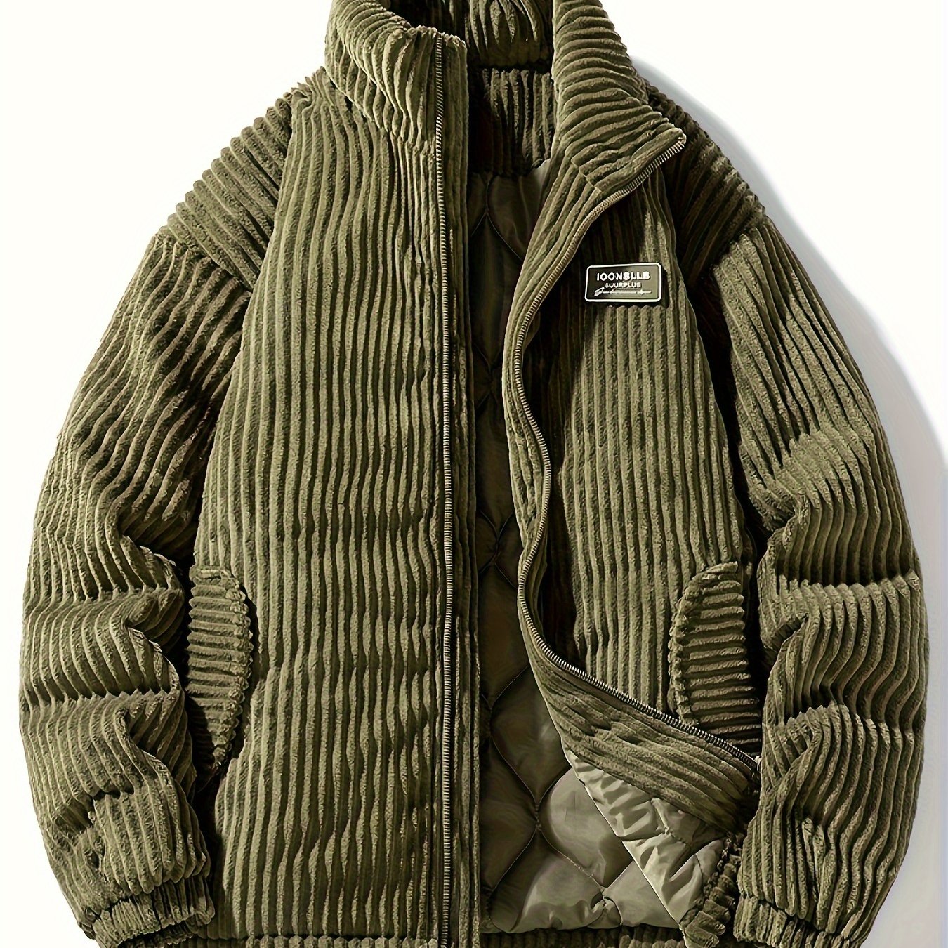 Pim | Veste d'hiver en velours côtelé au style décontracté