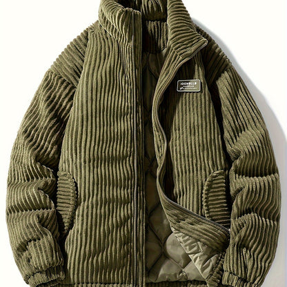 Pim | Veste d'hiver en velours côtelé au style décontracté
