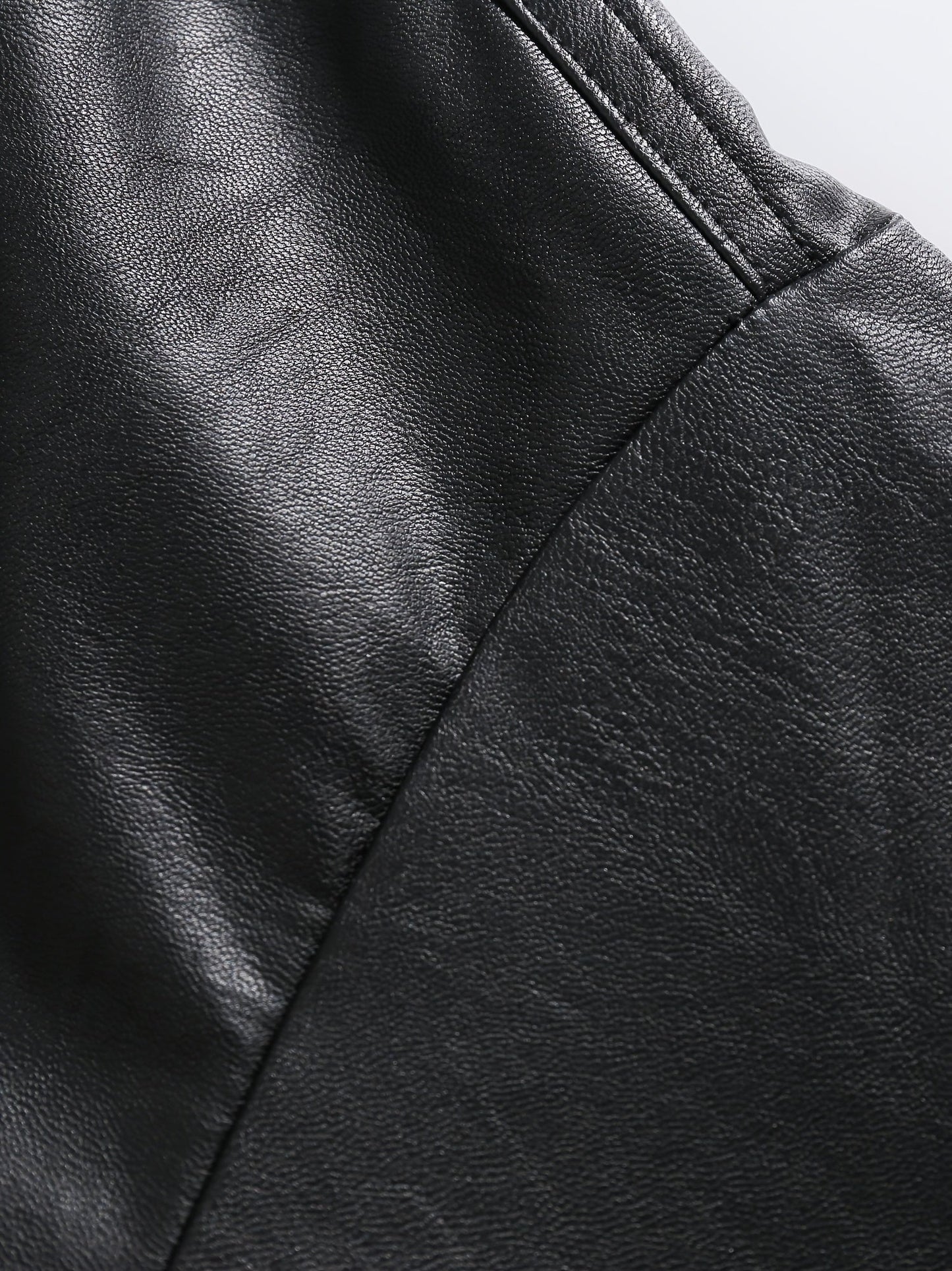 Pim | Veste pour homme en cuir PU robuste