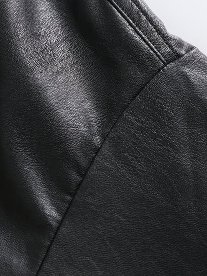Pim | Veste pour homme en cuir PU robuste