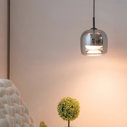 Luxusní LED závěs na dveře ze severského skla