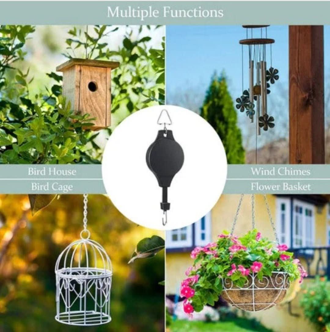 Plant Pulley Set | Garden Baskets, Pots, Bird Feeders