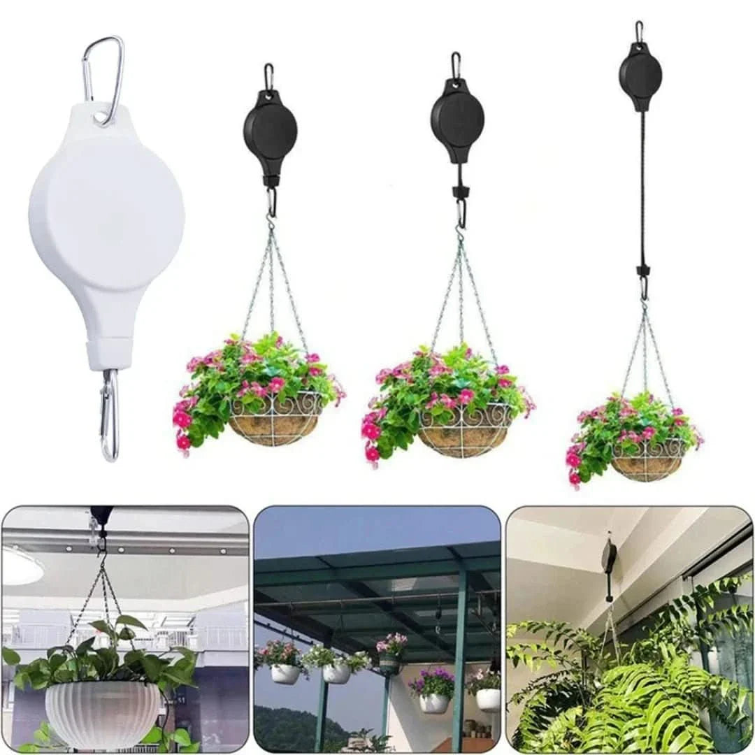Plant Pulley Set | Garden Baskets, Pots, Bird Feeders