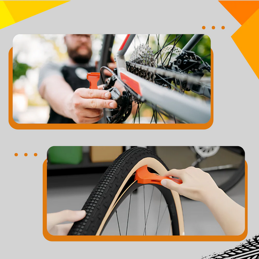 Palanca para neumáticos de bicicleta: herramienta compacta para desmontar neumáticos