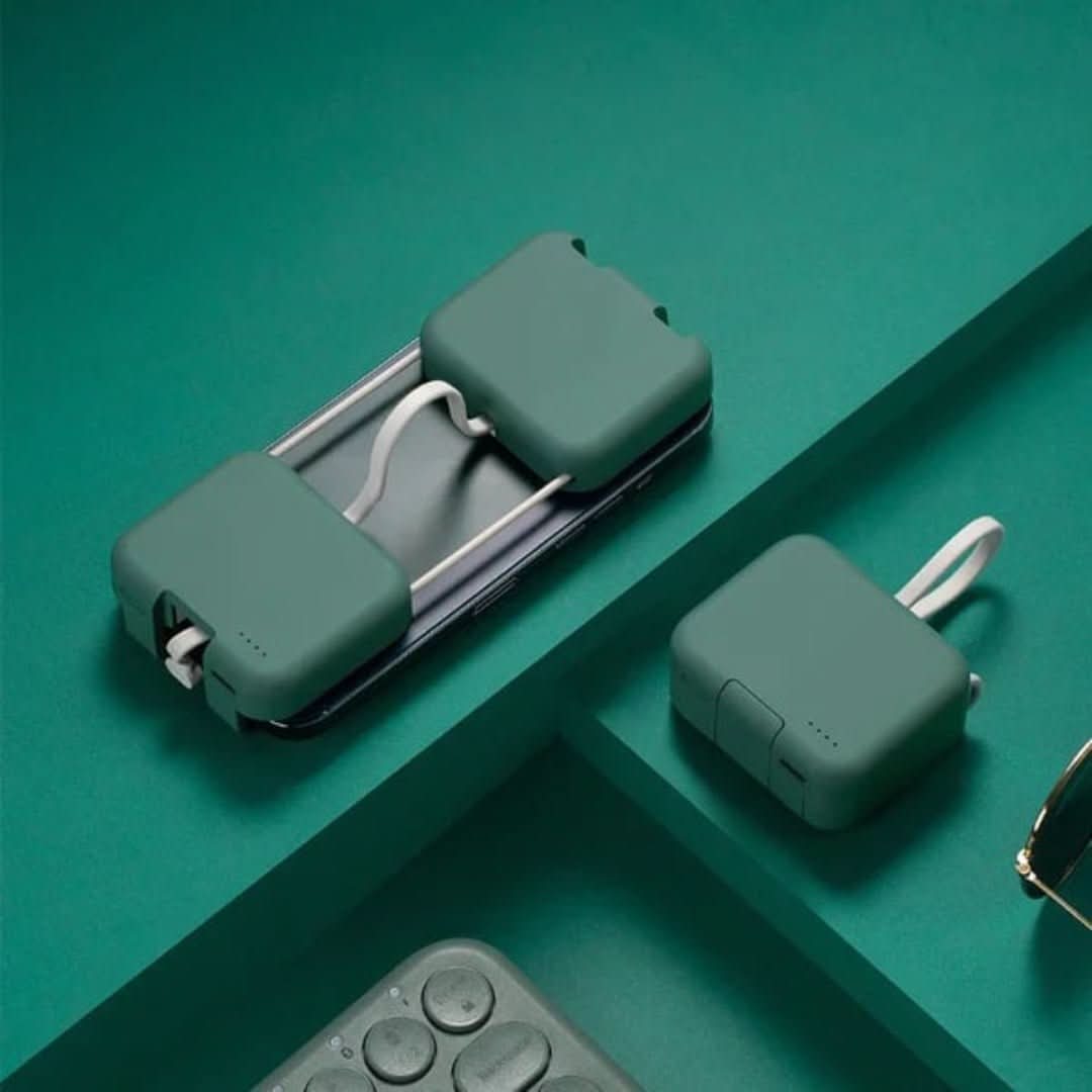 PowerCharge | Mini Power Bank & Phone Holder
