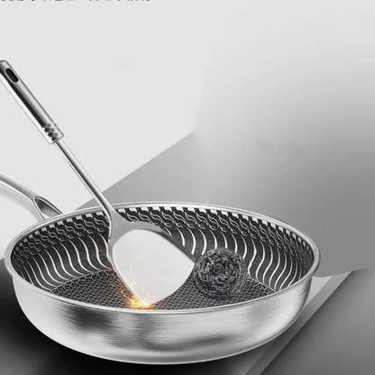 Premium Stainless Steel Wok - Non-Stick for Perfect Stir-Frying