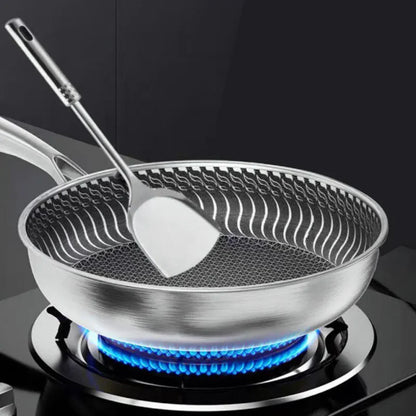 Premium Stainless Steel Wok - Non-Stick for Perfect Stir-Frying