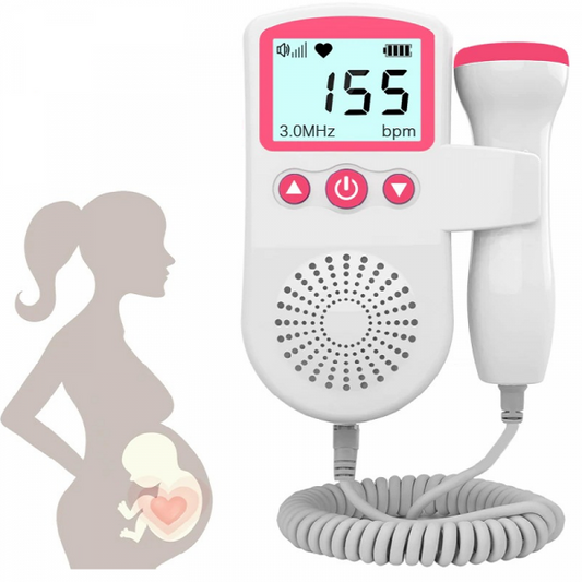 Monitor de frecuencia cardíaca para bebés para uso en casa – Detector de sonido de frecuencia cardíaca fetal del bebé