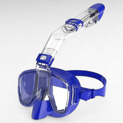 Maschera da snorkeling integrale con visuale panoramica a 180° per uomo e donna