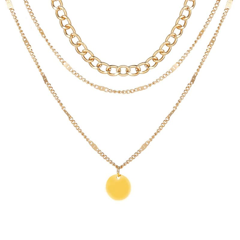 Gold-Coloured Necklace for Women
