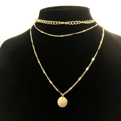 Gold-Coloured Necklace for Women