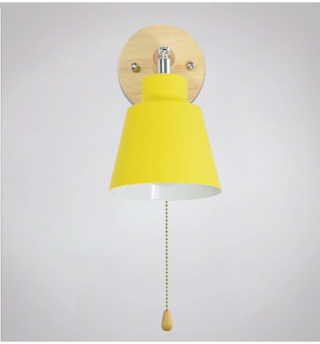 Lámpara de pared Collin giratoria con interruptor de cadena
