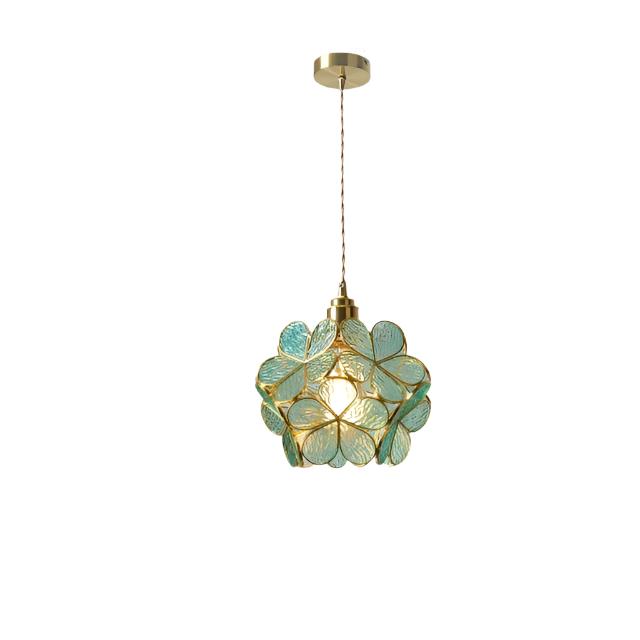 Glass Flower Pendant Light Nordic Design