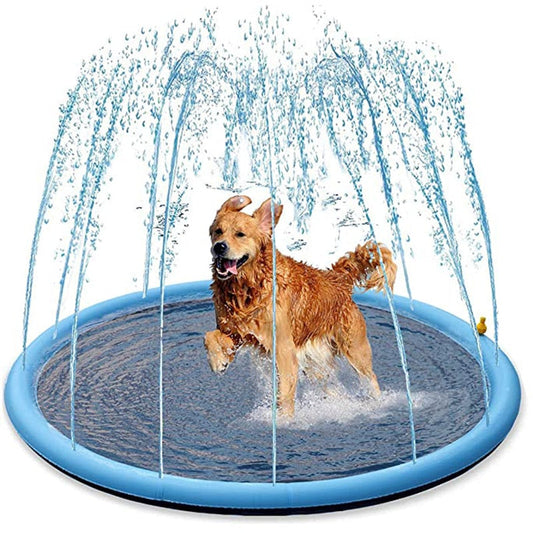 FunPETS - Alfombra de juego acuático plegable para perros