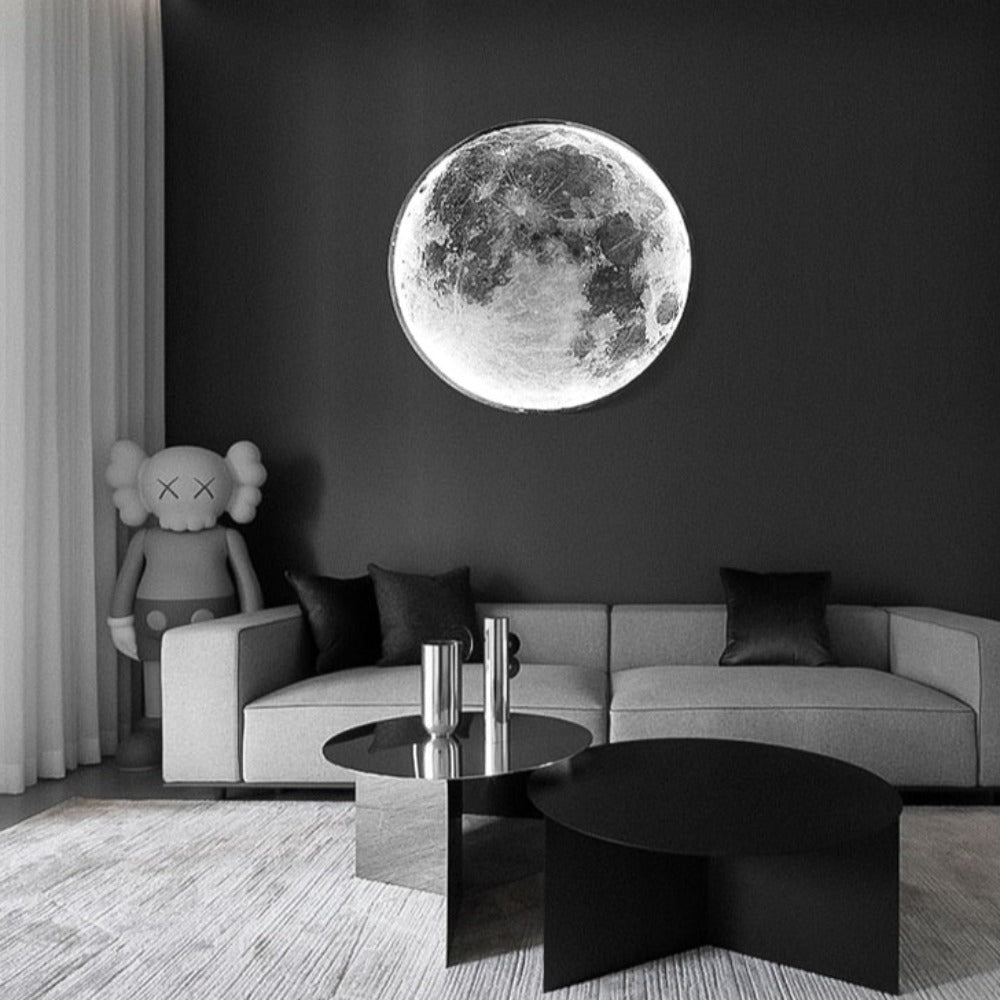 3D LED Ceiling Lamp Moon & Earth