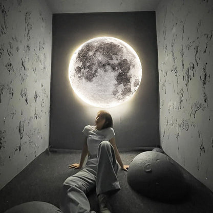 3D LED Ceiling Lamp Moon & Earth