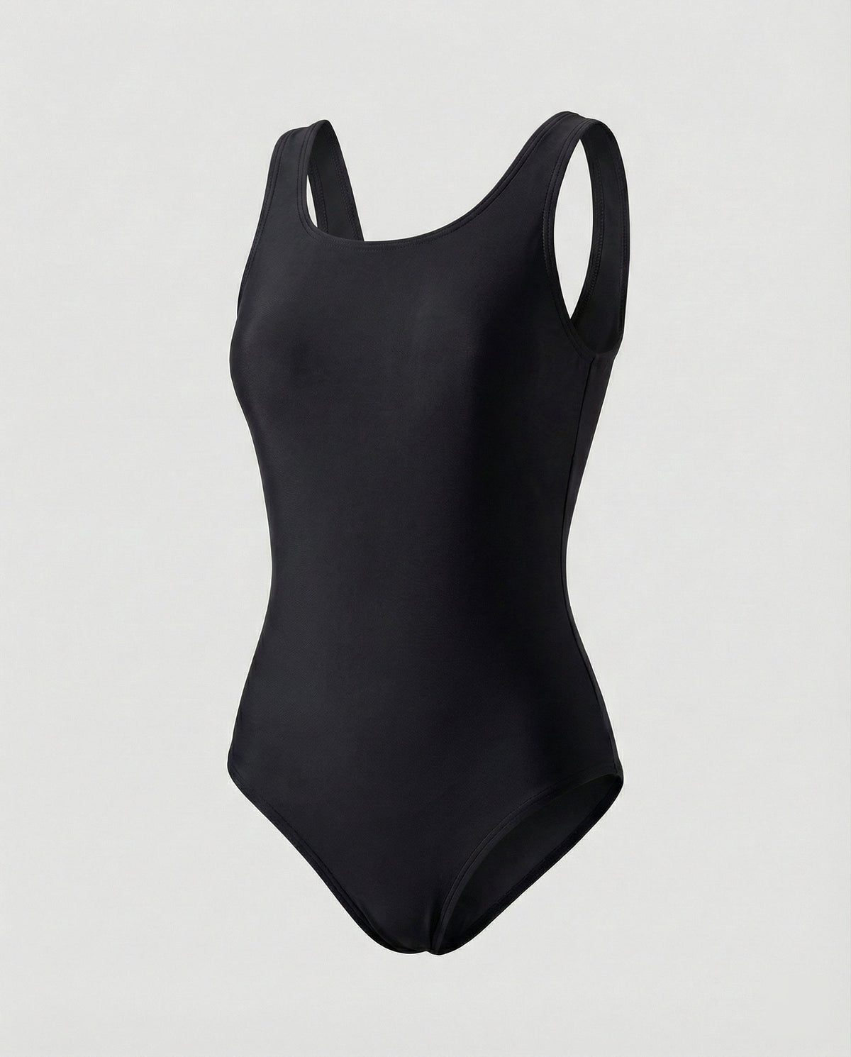 Costume da bagno sportivo con sfumatura dégradé e spalline incrociate