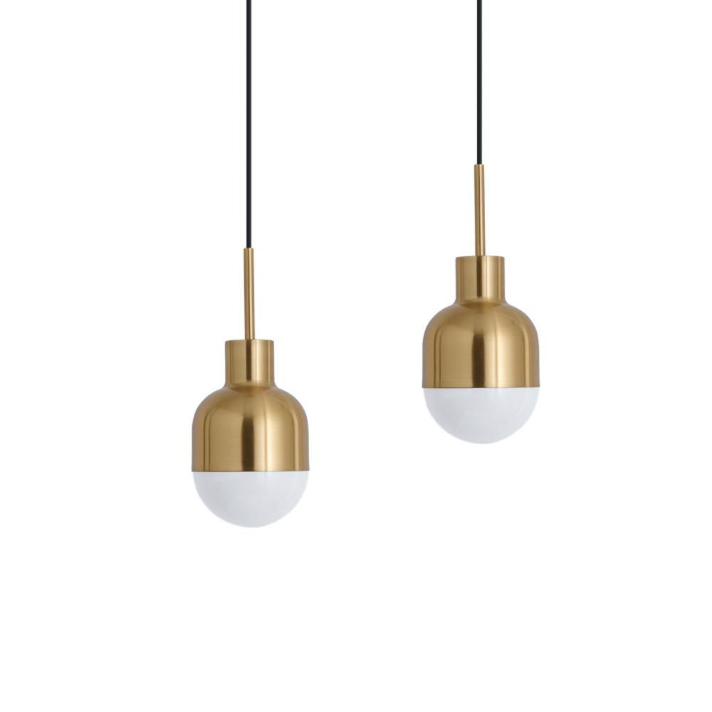 Suspension Niku – Design luxueux en laiton et en verre