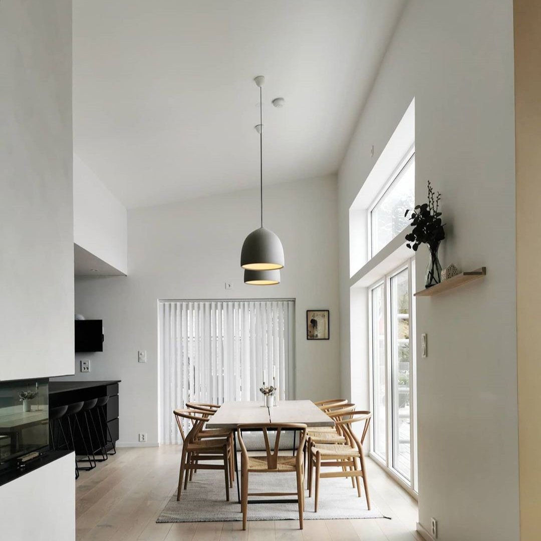 Candeeiro suspenso Nordic Suspence - Design minimalista e requintado