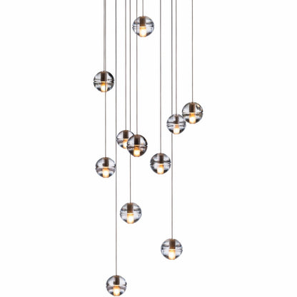 Nordic Crystal Pendant Lamp - Luxury Lighting