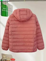 Chaqueta acolchada ligera y plegable para mujer, con capucha y bolsa de almacenamiento