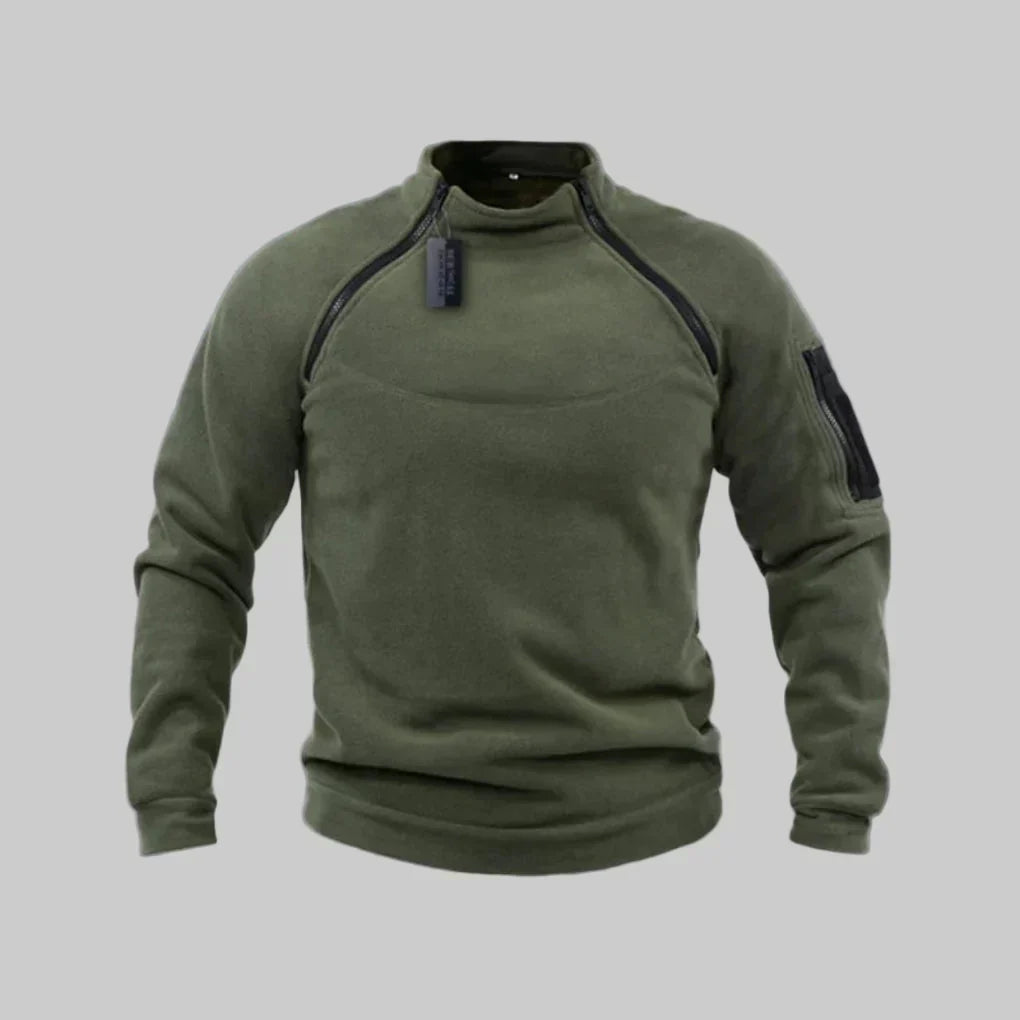 Fleece-Pullover für Herren – funktionelle Schicht für den Outdoor- und Feldeinsatz