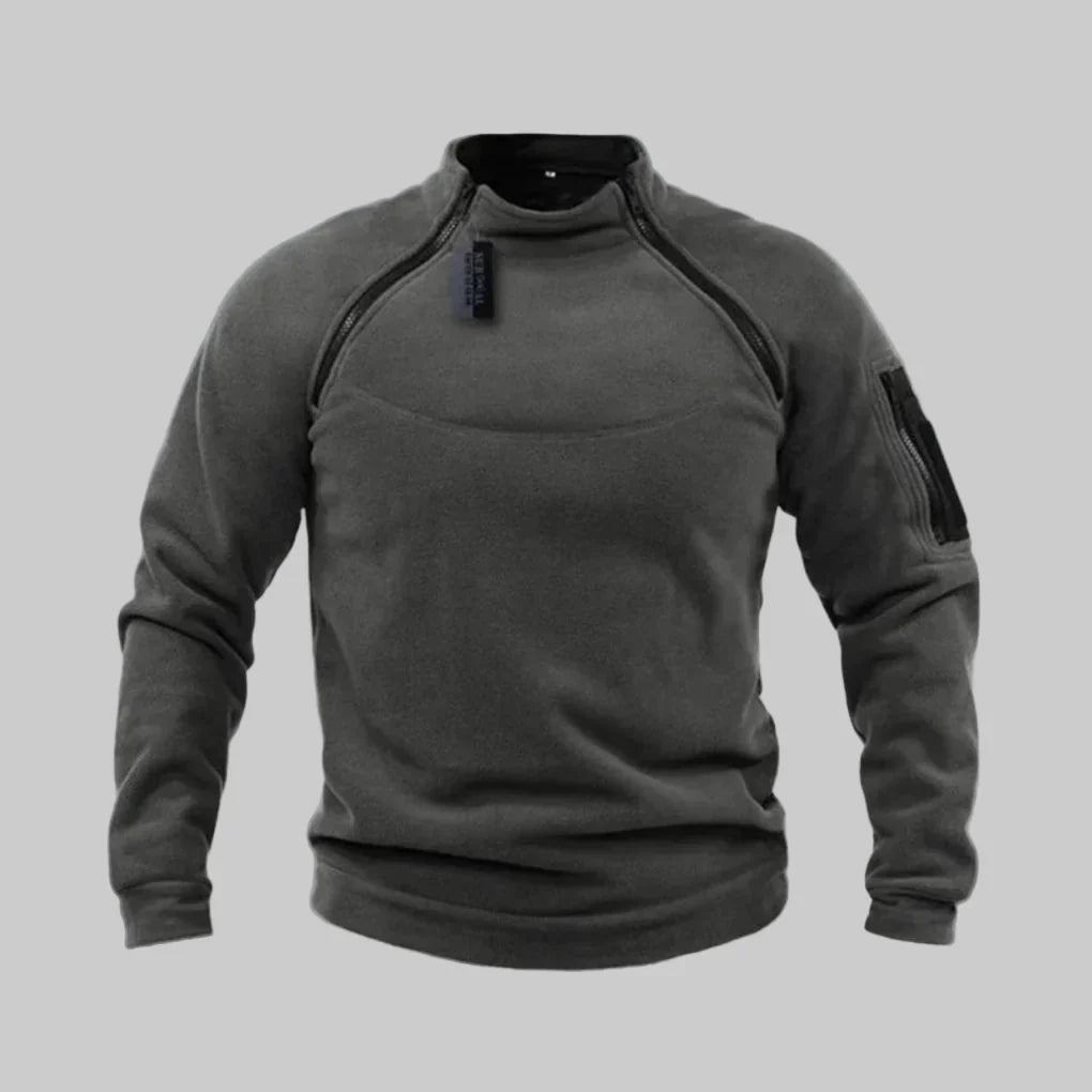 Fleece-Pullover für Herren – funktionelle Schicht für den Outdoor- und Feldeinsatz