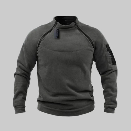 Suéter de forro polar para hombre: capa funcional para uso al aire libre y en el campo