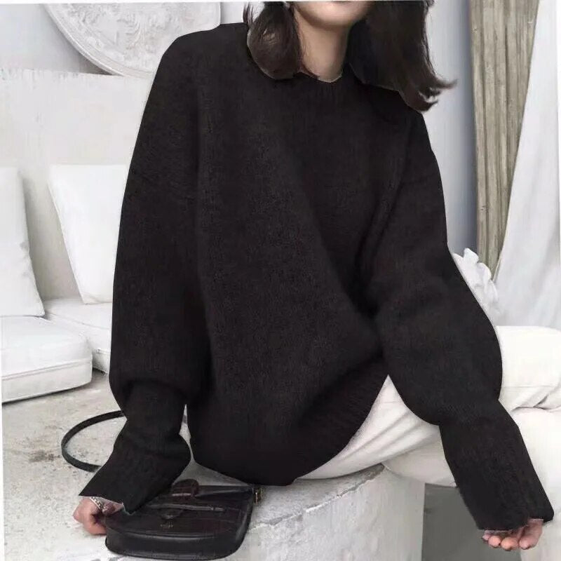 Knitted Oversized Jumper Warm and Soft for Women