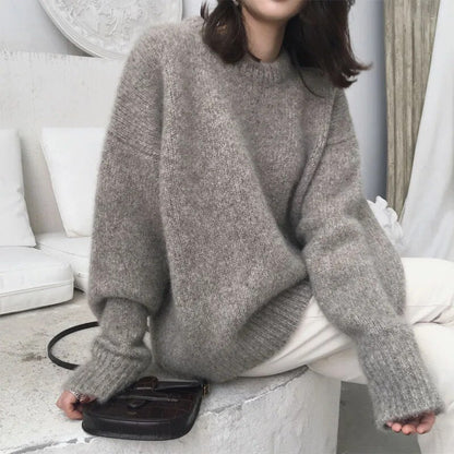 Knitted Oversized Jumper Warm and Soft for Women