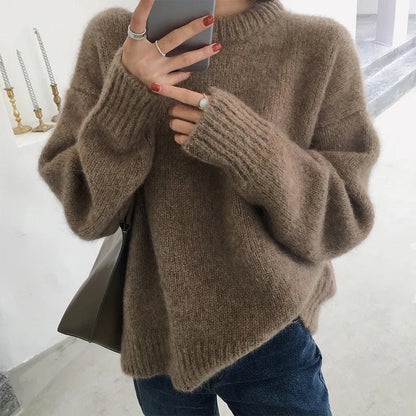 Knitted Oversized Jumper Warm and Soft for Women