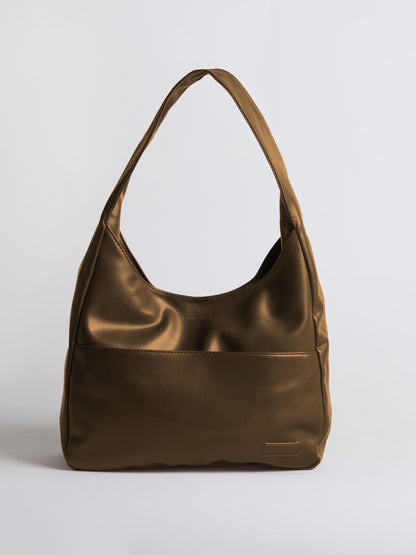Minimalist Vegan Empty Hobo Shoulder Bag