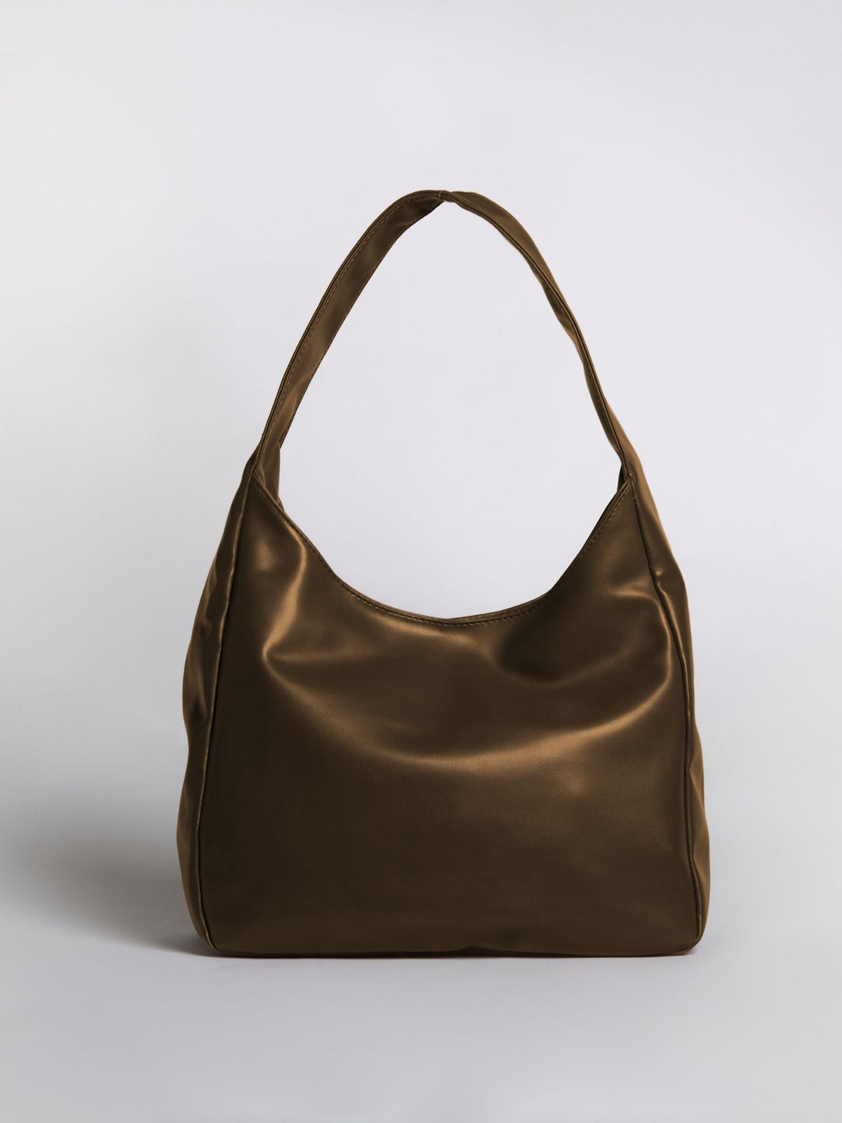 Minimalist Vegan Empty Hobo Shoulder Bag