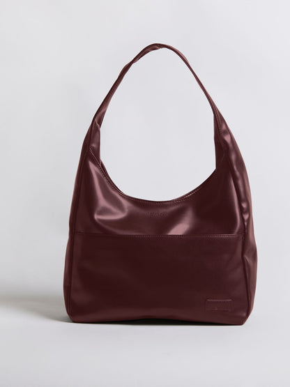 Minimalist Vegan Empty Hobo Shoulder Bag