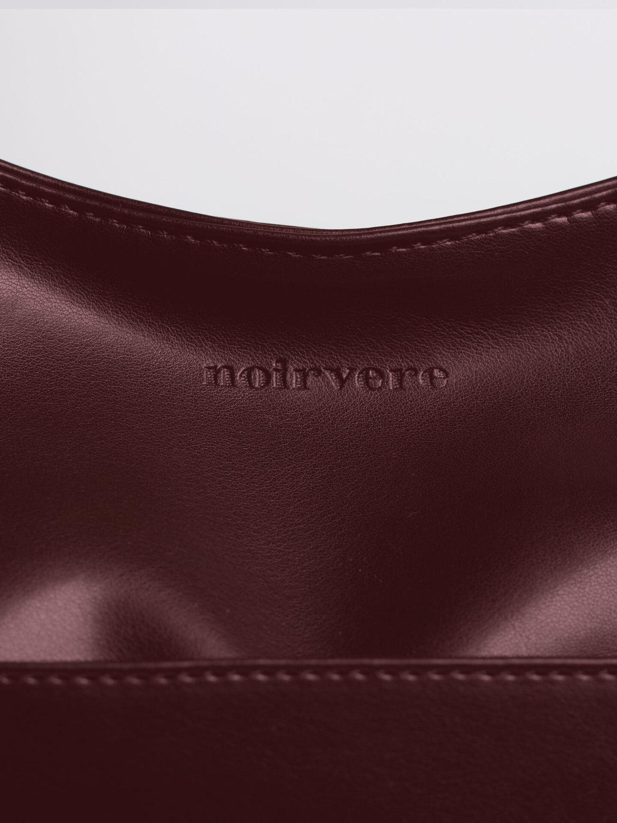 Minimalist Vegan Empty Hobo Shoulder Bag