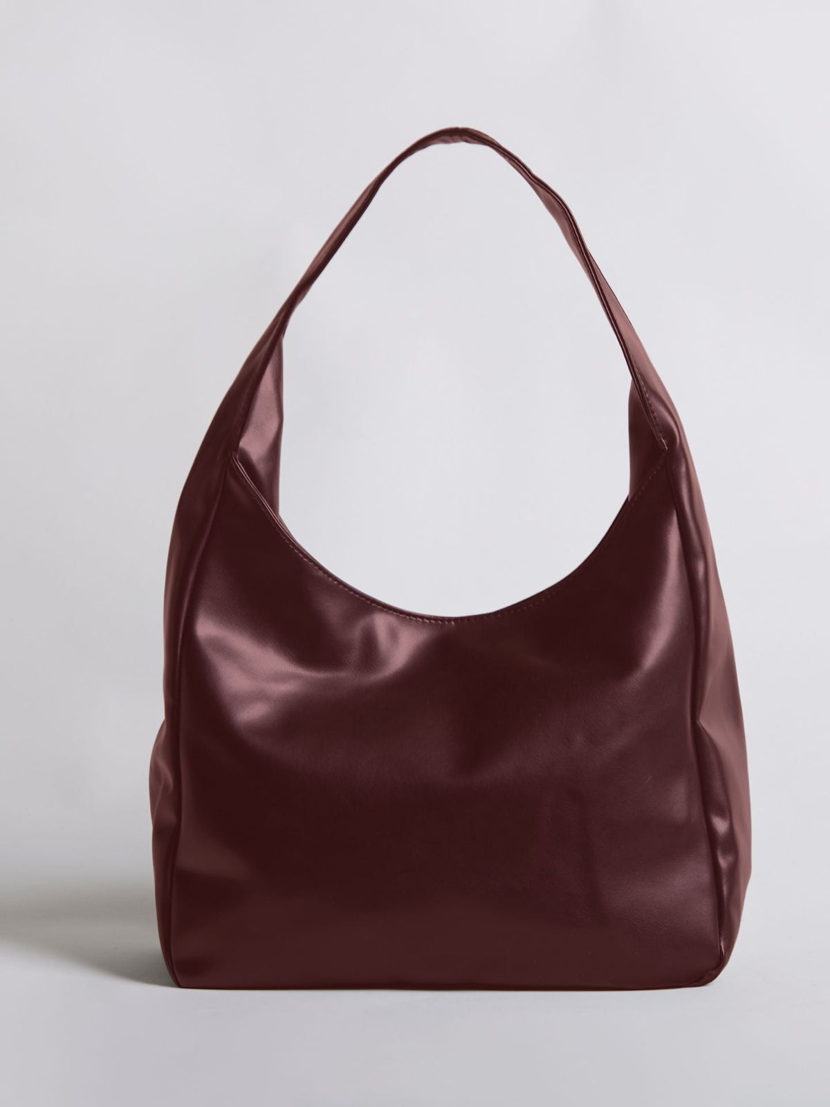 Minimalist Vegan Empty Hobo Shoulder Bag