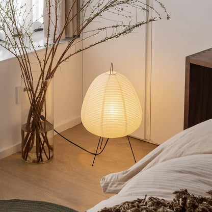 Japanese Design Rice Paper Floor or Table Lamp
