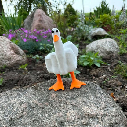 Quack Rebel | Duck Ornament Sculpture