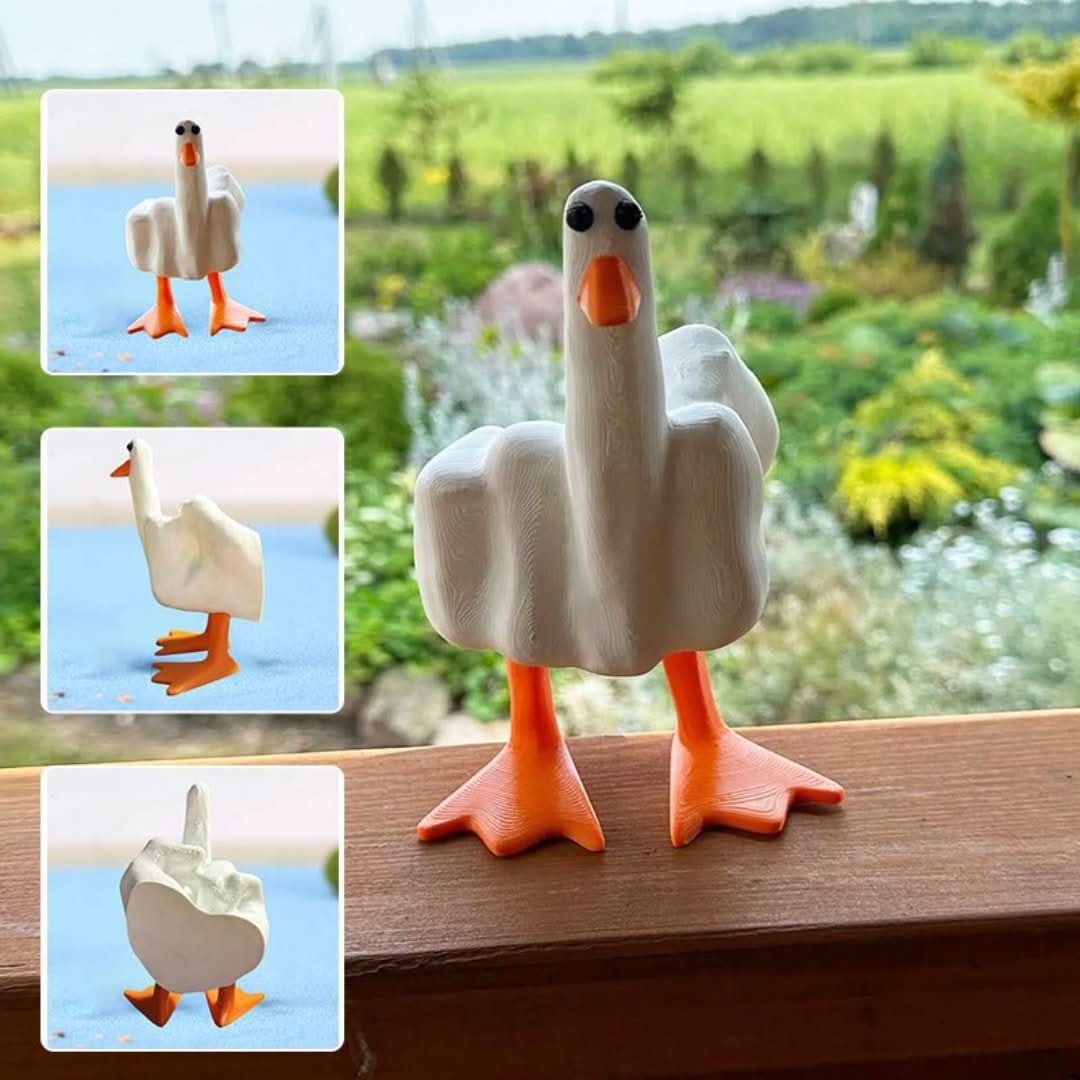 Quack Rebel | skulptura patke za ukras