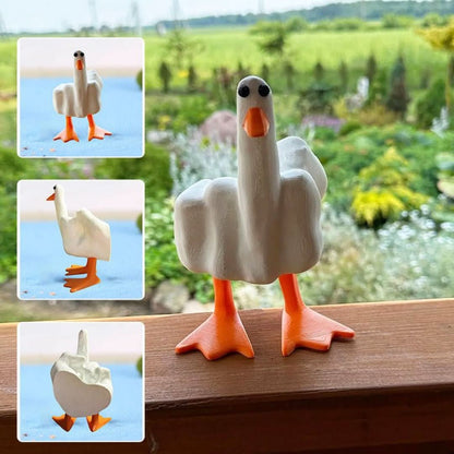 Quack Rebel | Duck Ornament Sculpture