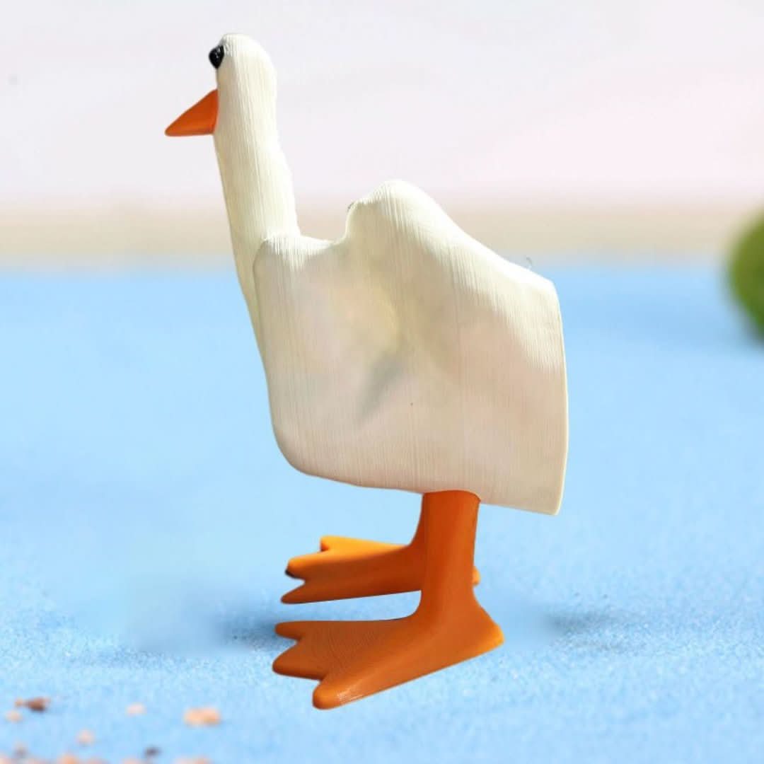 Quack Rebel | Duck Ornament Sculpture