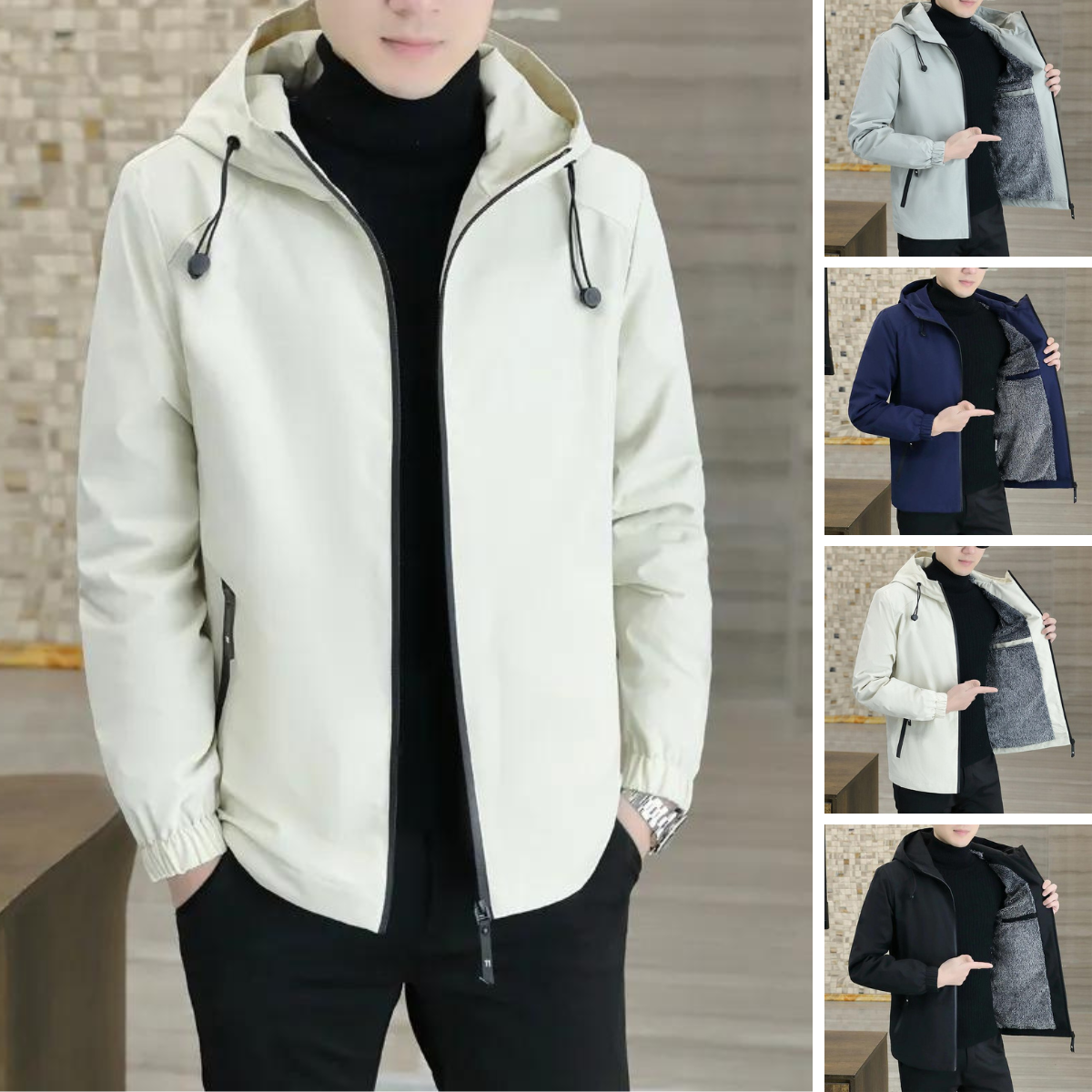 Quinten | Veste à capuche tendance pour hommes