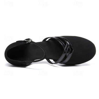 Latin American Dance Shoes for Girls on the Dance Floor