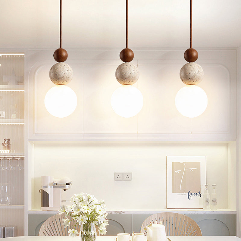 Travertine Pendant Lamp – Minimalistic & Stylish Design
