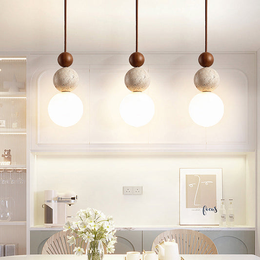 Travertin-Pendelleuchte – Minimalistisches und stilvolles Design