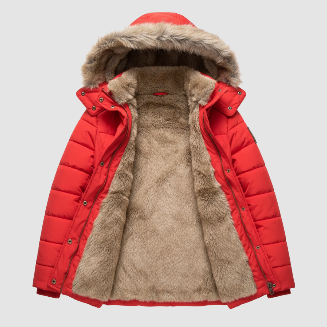 Padded Jacket with Hood for Women