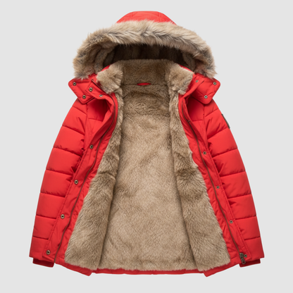 Padded Jacket with Hood for Women